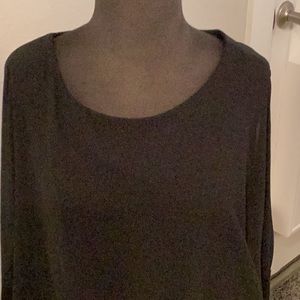 Dressy black top by Joseph A
